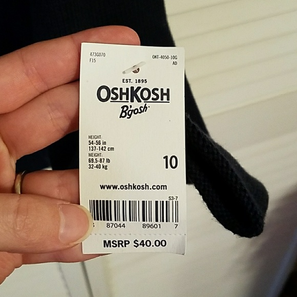Girls Oshkosh sweater size 10 nwt - Picture 3 of 3